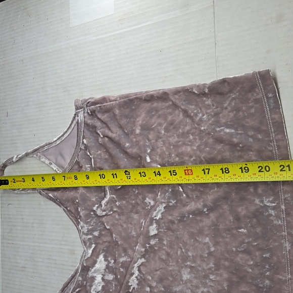 PINK Victoria's Secret Velvet Camisole Tank Pink Tan M - Picture 7 of 7